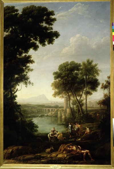 Landscape with the Finding of Moses by Claude Lorrain